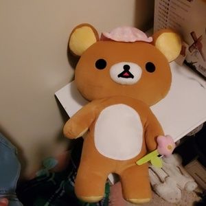 Flower Rilakkuma Plushie.